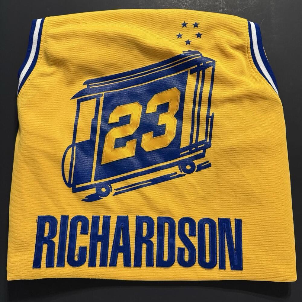 Vintage Reebok Jason Richardson Golden‎ State Warriors The City HWC Jersey 2XL